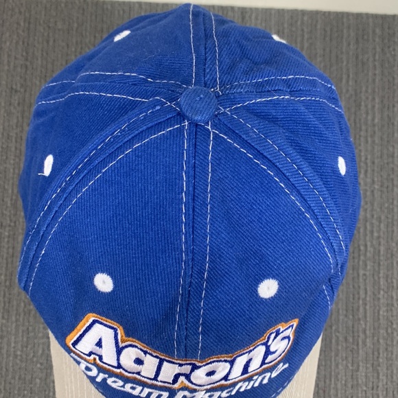 Aaron's Dream Machine Baseball Hat Mens OSFA Blue Gray Adjustable Strapback Cap - Picture 5 of 13